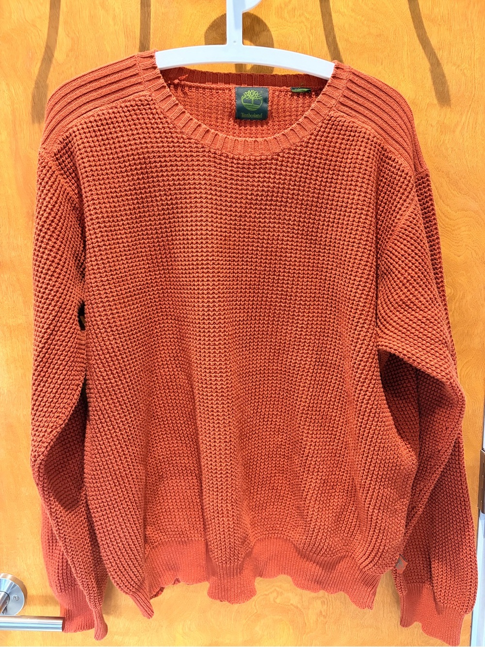 Timberland Orange Men's Knitted Sweater Mens size Large